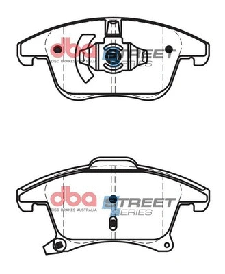 Brake Pad Set, disc brake (DB2405SS)