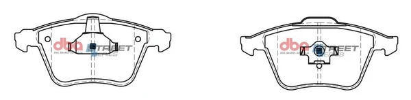 Brake Pad Set, disc brake (DB2176SS)