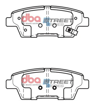 Brake Pad Set, disc brake (DB15022SS)