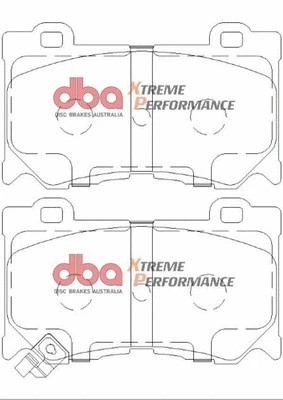 High Performance Brake Pad Set (DB2400XP)