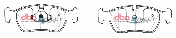 Brake Pad Set, disc brake (DB1224SS)