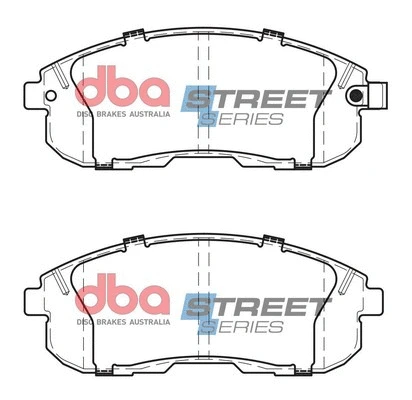 Brake Pad Set, disc brake (DB1232SS)