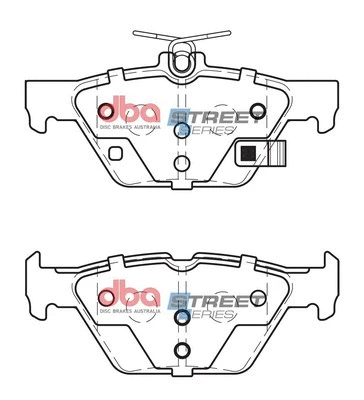 Brake Pad Set, disc brake (DB2398SS)