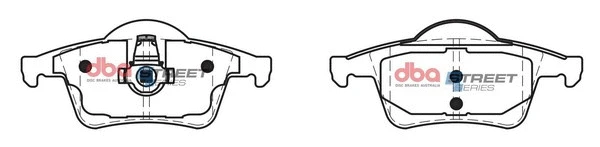 Brake Pad Set, disc brake (DB1456SS)