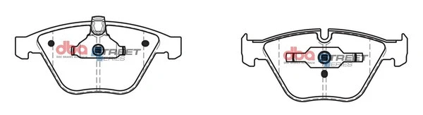 Brake Pad Set, disc brake (DB2187SS)