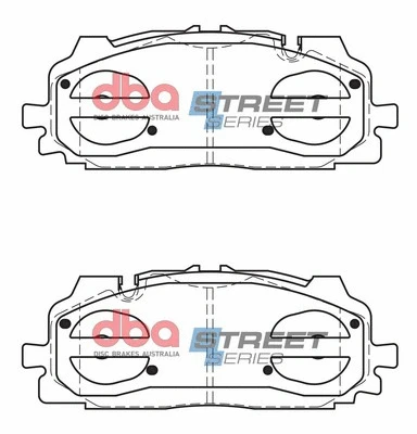 Brake Pad Set, disc brake (DB15030SS)