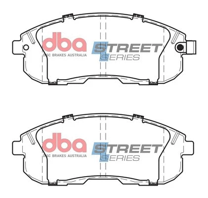 Brake Pad Set, disc brake (DB1187SS)