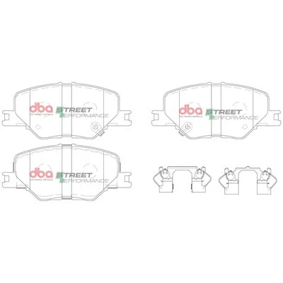 High Performance Brake Pad Set (DB15020SP)