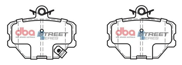 Brake Pad Set, disc brake (DB2030SS)