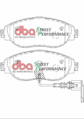 Brake Pad Set, disc brake (DB8849SS)