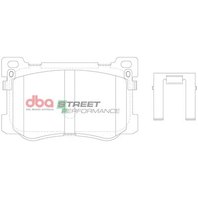 High Performance Brake Pad Set (DB15021SP)