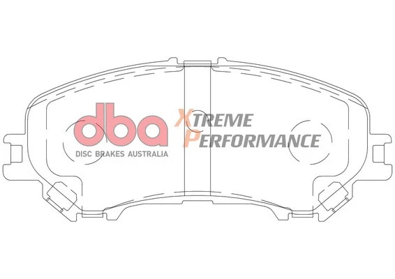 High Performance Brake Pad Set (DB2345XP)