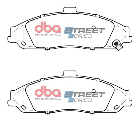 Brake Pad Set, disc brake (DB7599SS)