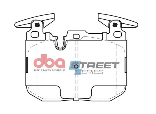 Brake Pad Set, disc brake (DB2299SS)