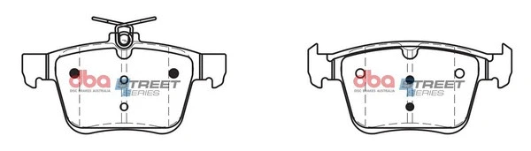 Brake Pad Set, disc brake (DB2384SS)