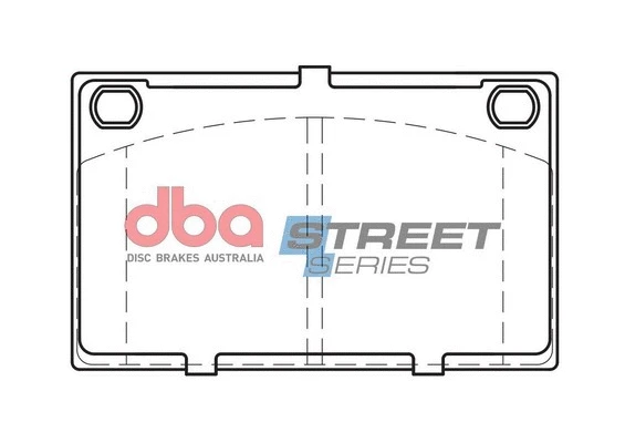 Brake Pad Set, disc brake (DB549SS)