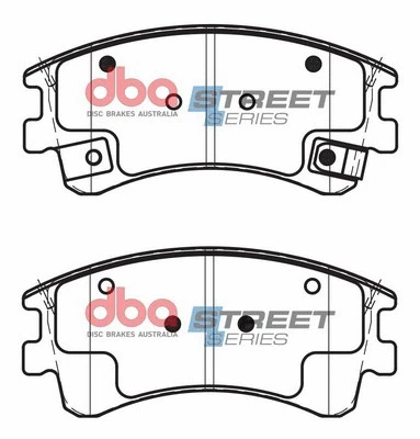 Brake Pad Set, disc brake (DB1484SS)
