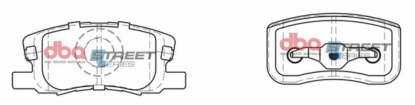 Brake Pad Set, disc brake (DB1796SS)