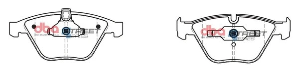 Brake Pad Set, disc brake (DB1498SS)