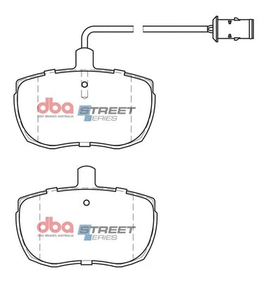 Brake Pad Set, disc brake (DB885SS)