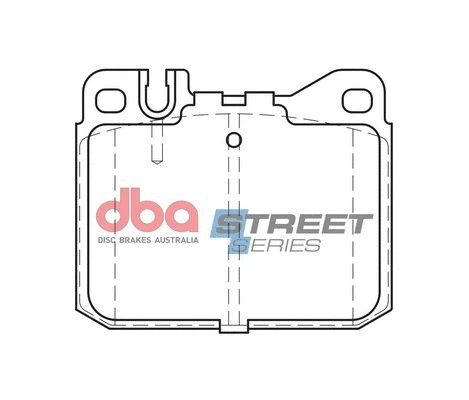 Brake Pad Set, disc brake (DB243SS)