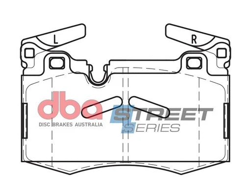 Brake Pad Set, disc brake (DB2222SS)