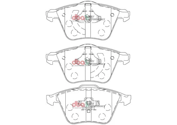 High Performance Brake Pad Set (DB2176SP)