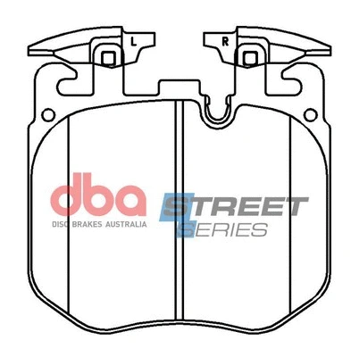 Brake Pad Set, disc brake (DB15108SS)
