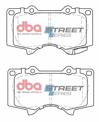 Brake Pad Set, disc brake (DB1482SS)