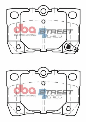 Brake Pad Set, disc brake (DB1854SS)