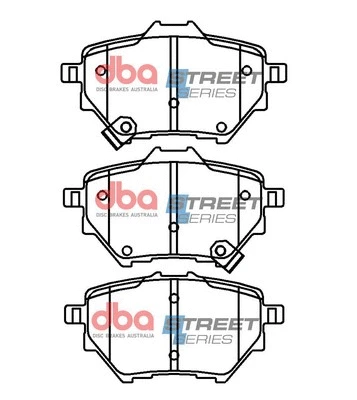 Brake Pad Set, disc brake (DB15084SS)