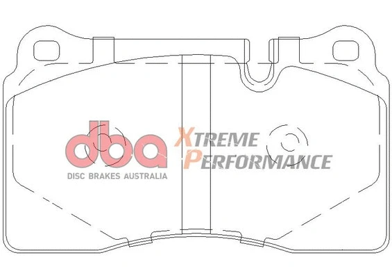 High Performance Brake Pad Set (DB2073XP)