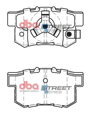Brake Pad Set, disc brake (DB1728SS)