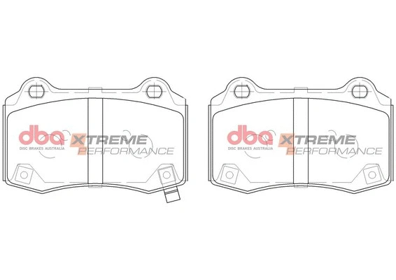 High Performance Brake Pad Set (DB15041XP)
