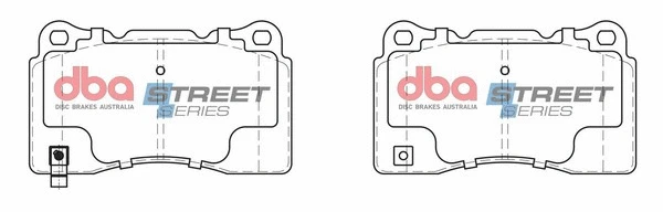 Brake Pad Set, disc brake (DB1678SS)