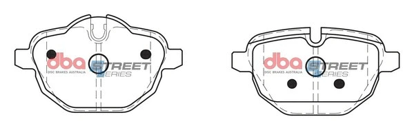 Brake Pad Set, disc brake (DB2225SS)