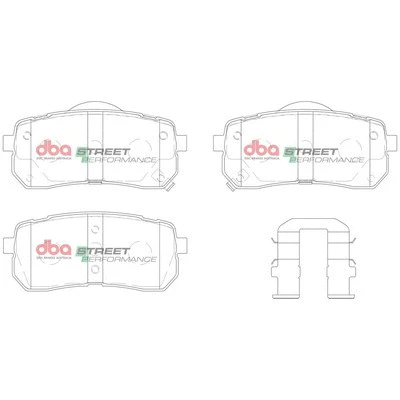 High Performance Brake Pad Set (DB1957SP)