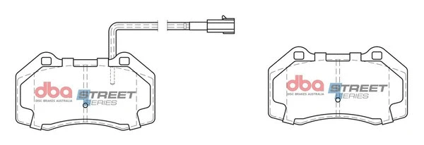 Brake Pad Set, disc brake (DB2386SS)