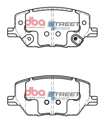 Brake Pad Set, disc brake (DB2399SS)
