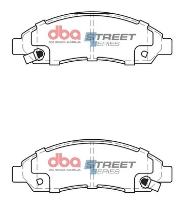 Brake Pad Set, disc brake (DB1468SS)
