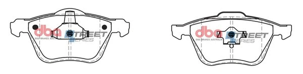 Brake Pad Set, disc brake (DB1658SS)