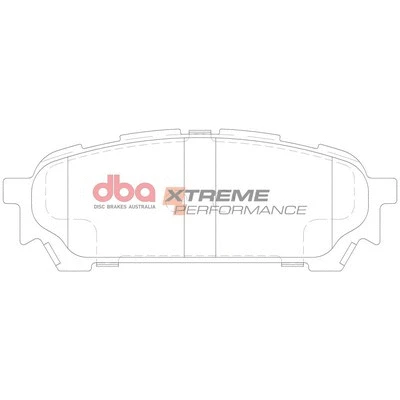 High Performance Brake Pad Set (DB1672XP)