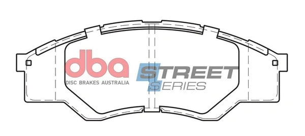Brake Pad Set, disc brake (DB1741SS)