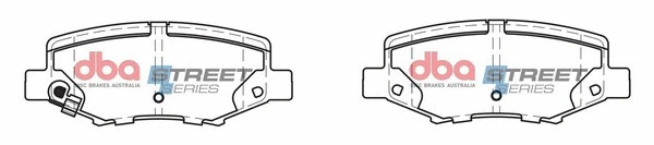 Brake Pad Set, disc brake (DB2003SS)