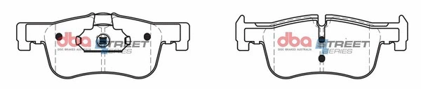 Brake Pad Set, disc brake (DB2332SS)