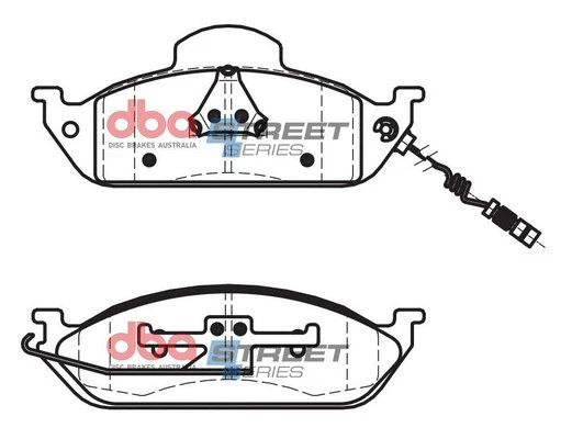 Brake Pad Set, disc brake (DB1406SS)