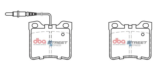 Brake Pad Set, disc brake (DB1988SS)