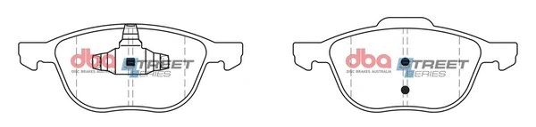 Brake Pad Set, disc brake (DB1679SS)