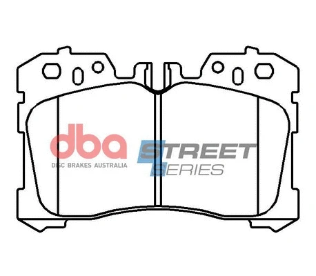 Brake Pad Set, disc brake (DB15104SS)