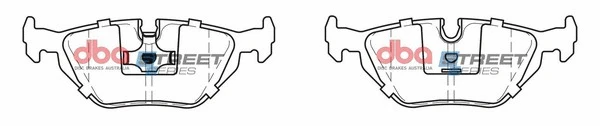 Brake Pad Set, disc brake (DB1245SS)